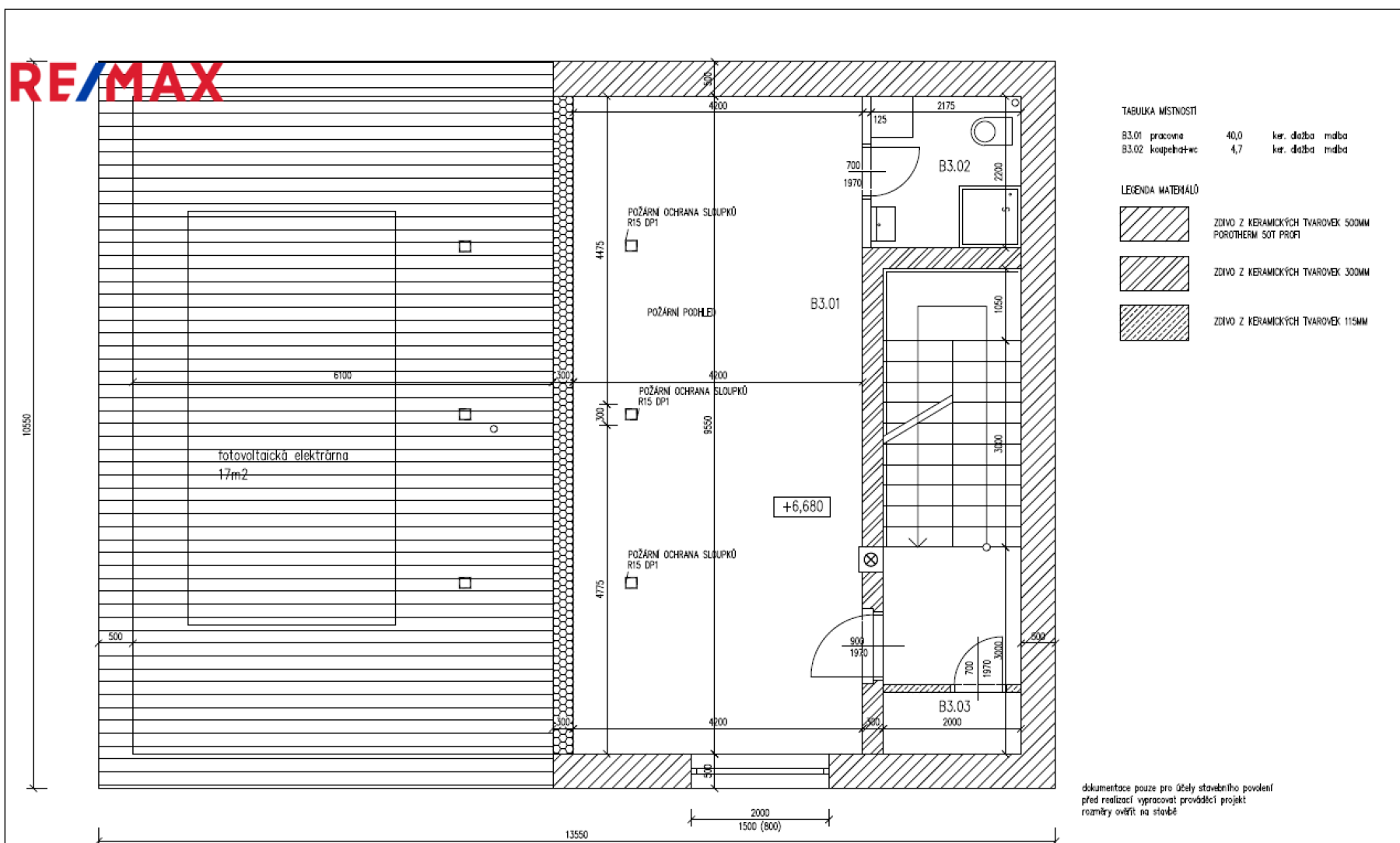 Prodej stavebního pozemku 282 m2 v Dobříči