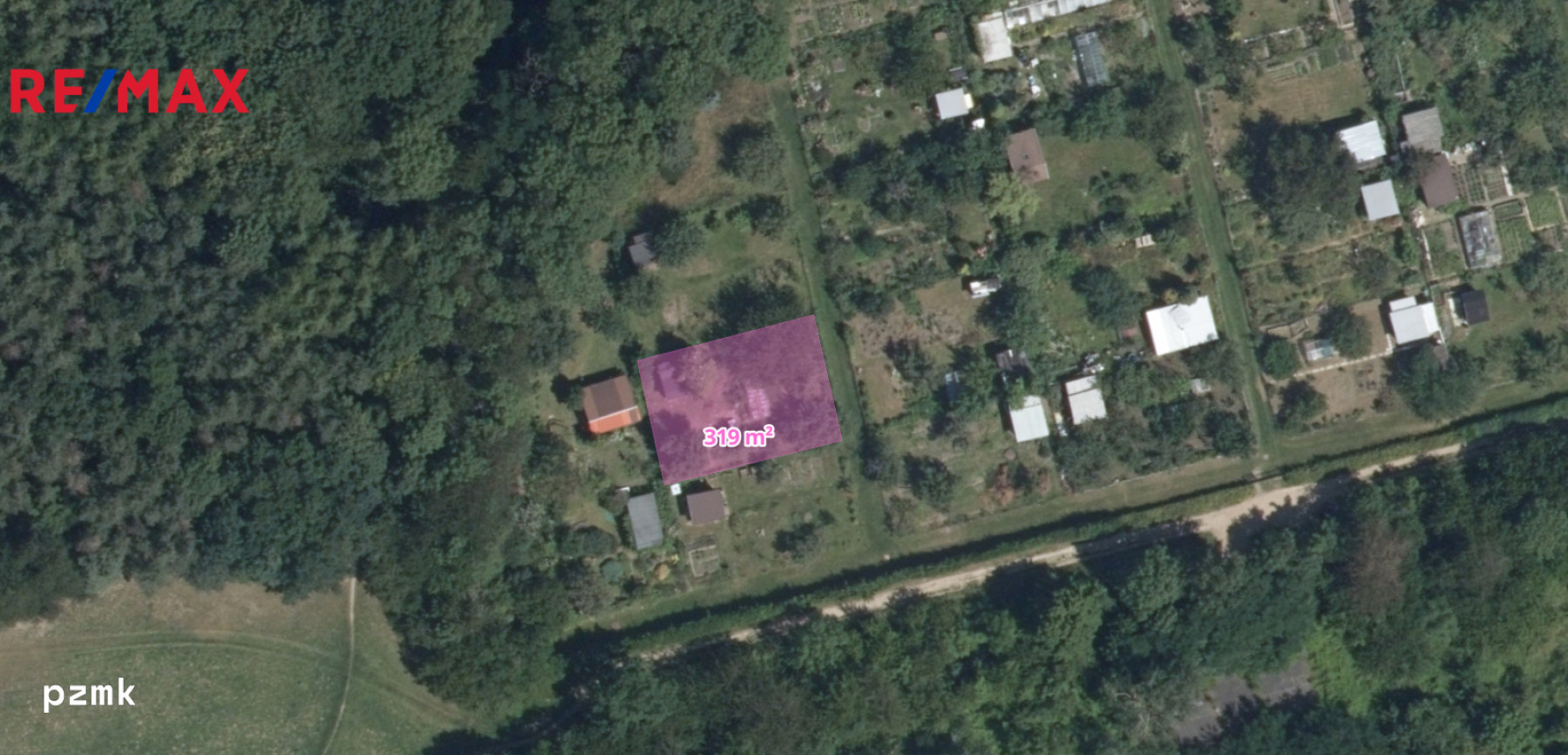Prodej zahrady 319 m2 na Červeném vrchu, Praha 6 - Vokovice