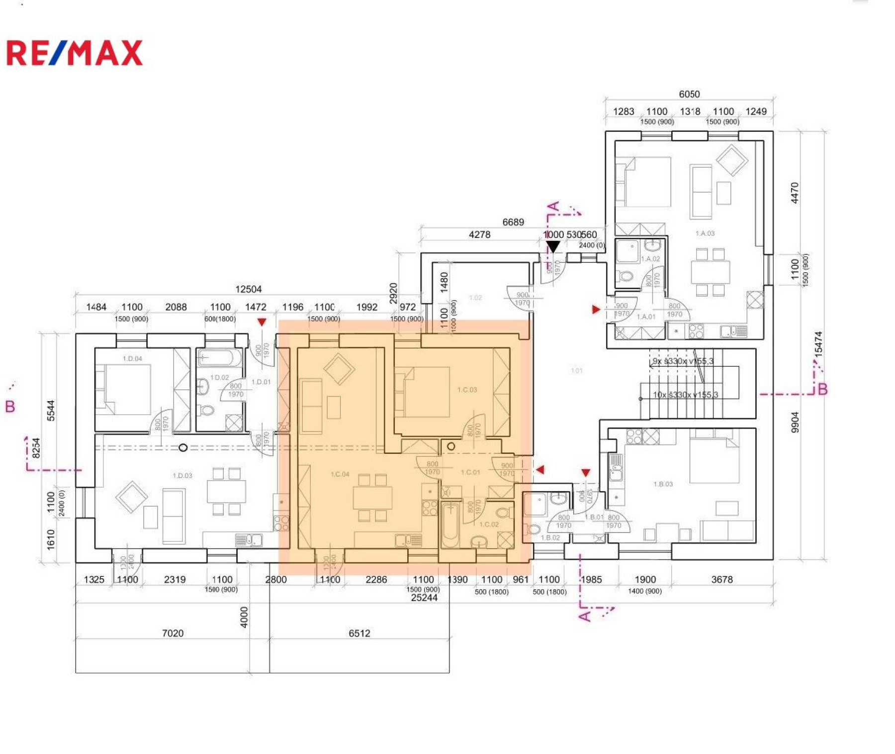 Prodej bytu 2+kk 55 m²