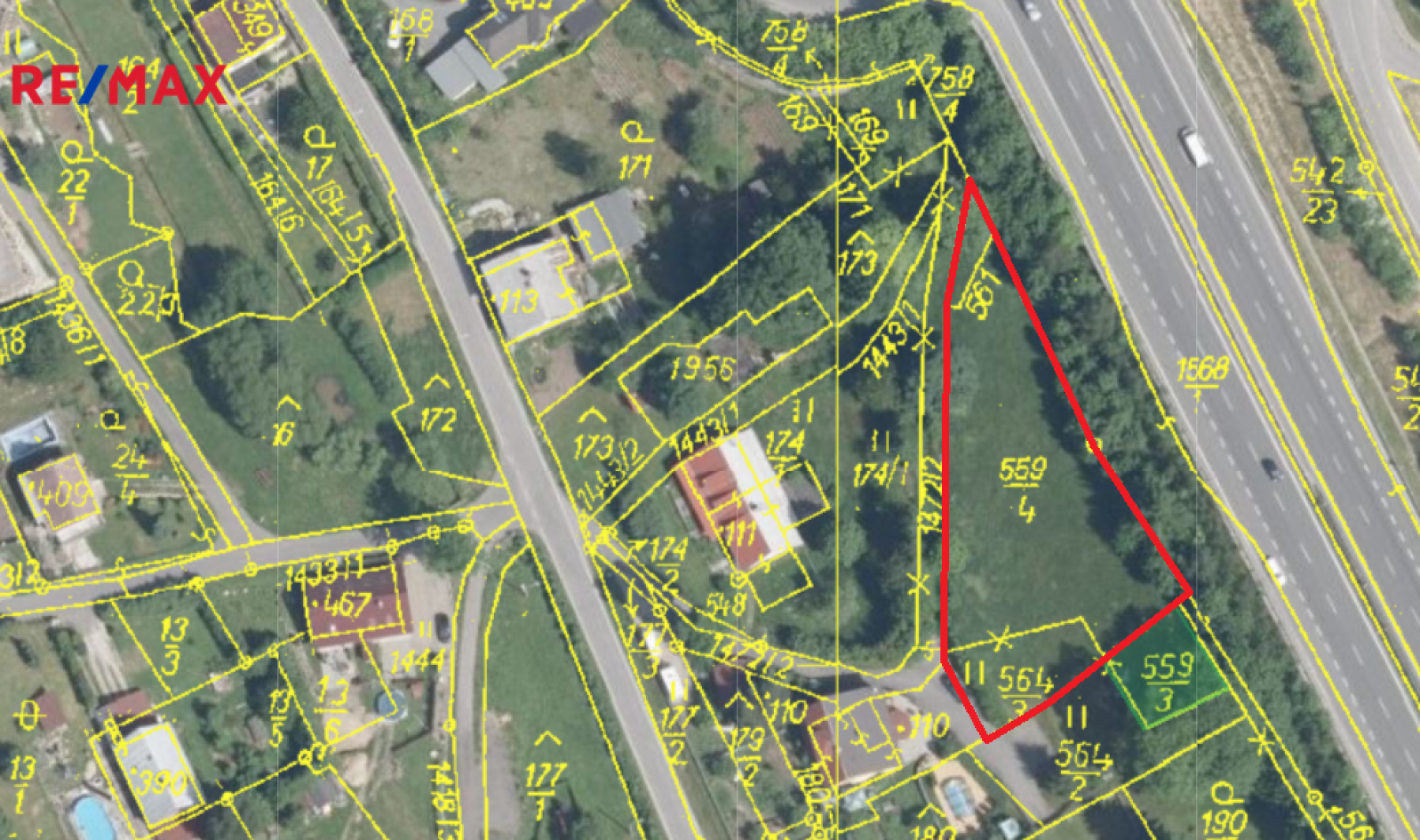 Prodej stavebního pozemku 1683m2