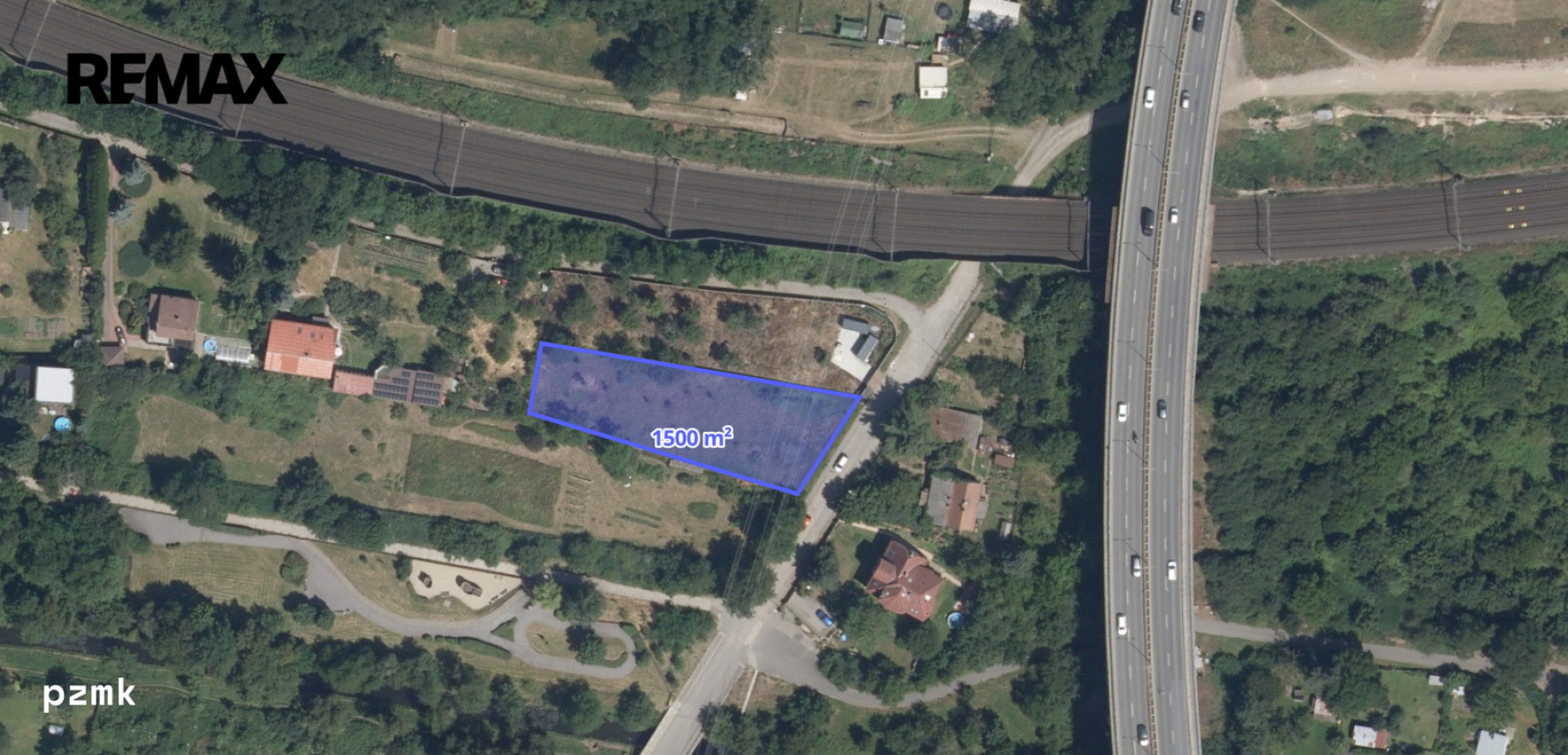 Prodej pozemku 1500 m2, Praha 9 - Hloubětín