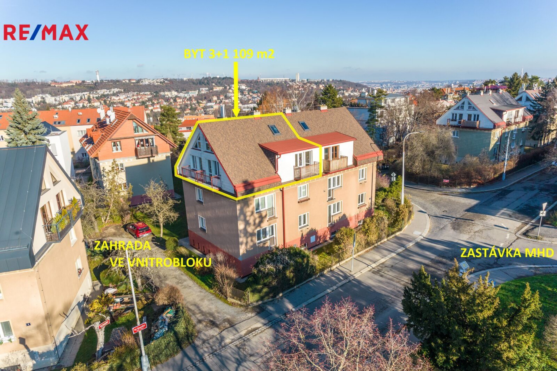 Prodej bytu 3+1 109 m² Na Šmukýřce, Praha - Košíře