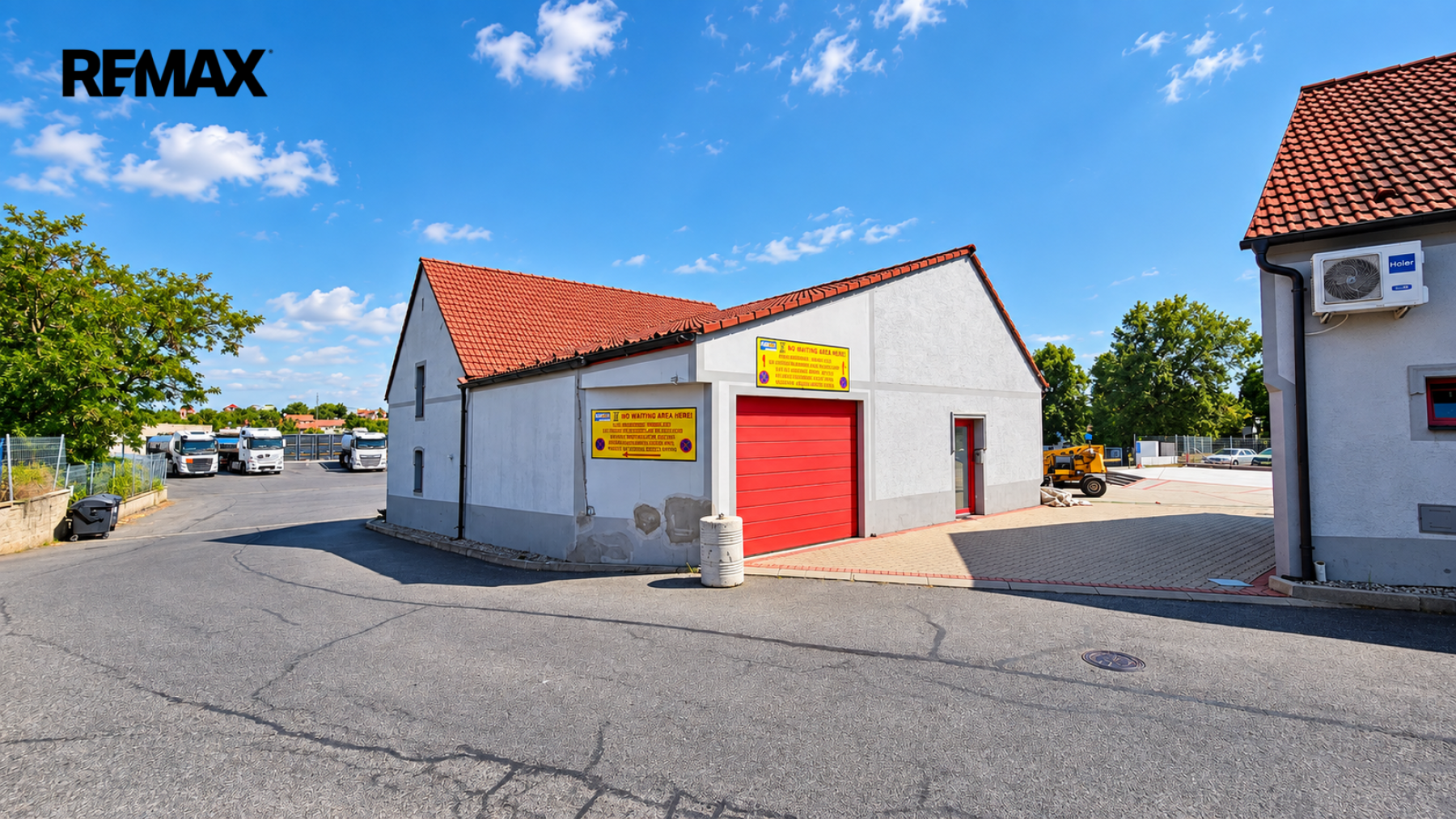 Pronájem komerčních prostor 170 m² + odstavné plochy 925 m², Roudnice nad Labem