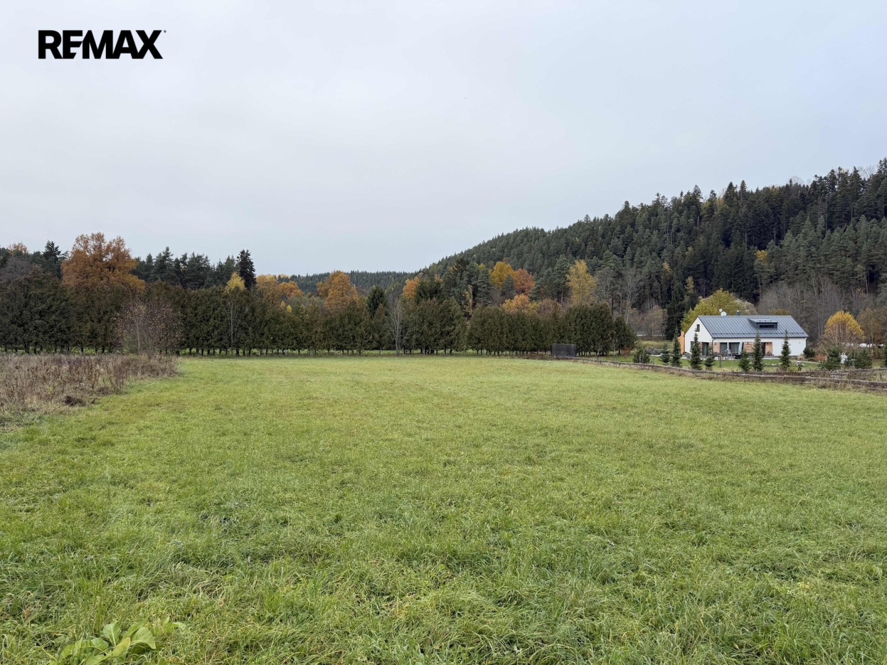 Prodej stavebního pozemku 4 413 m2 s povolením – Radešov u Sušice