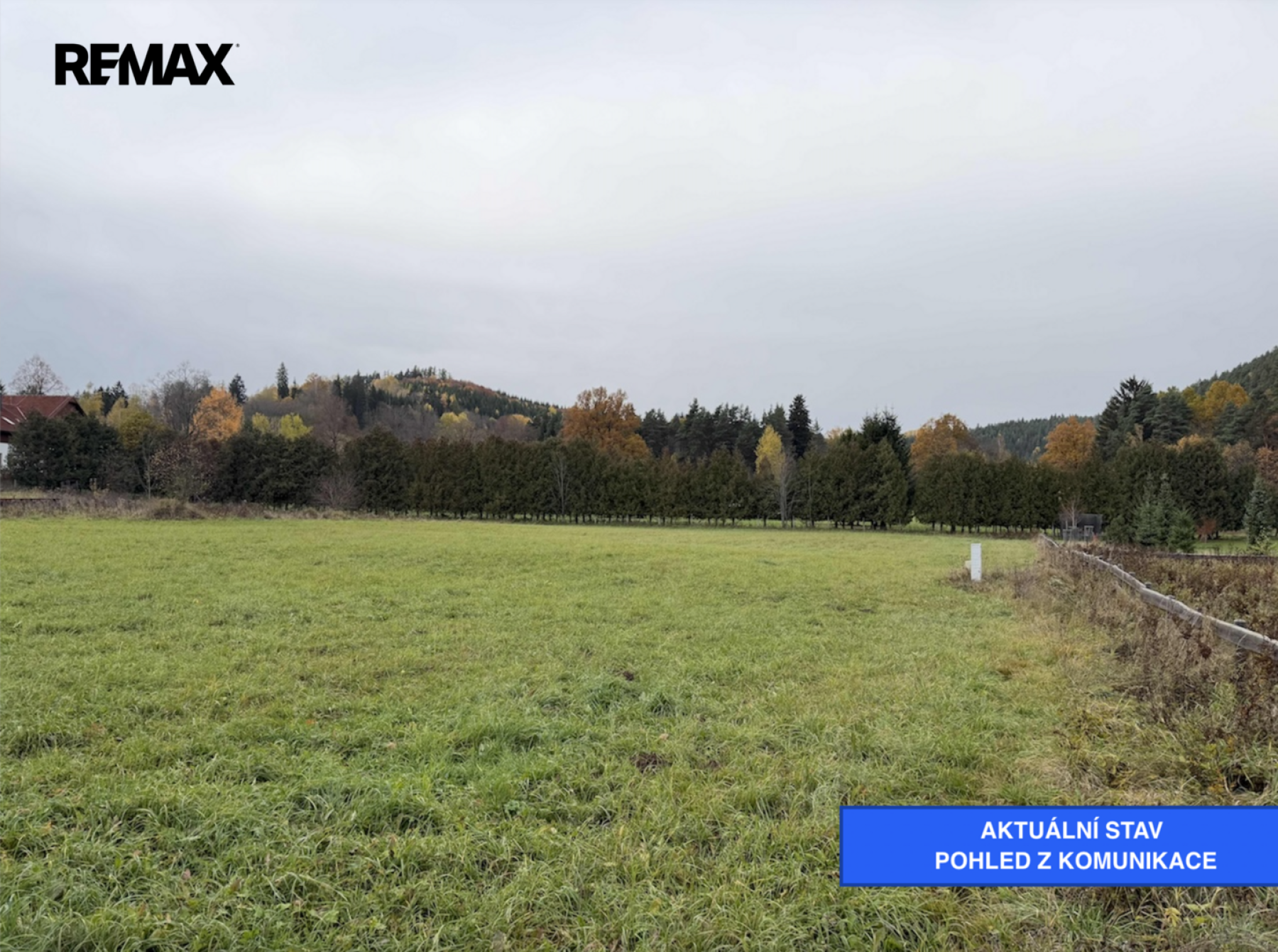 Prodej stavebního pozemku 4 413 m2 s povolením – Radešov u Sušice
