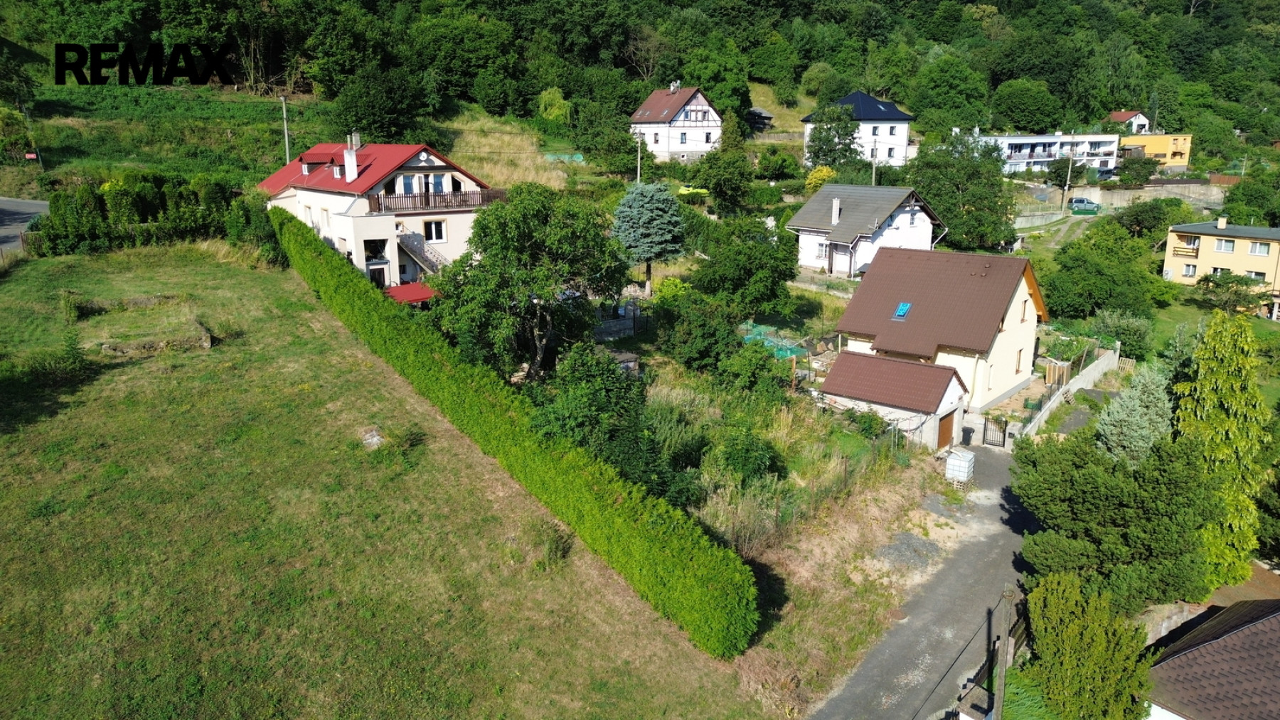 Prodej stavebního pozemku 907m2 Vaňov, Ústí nad Labem