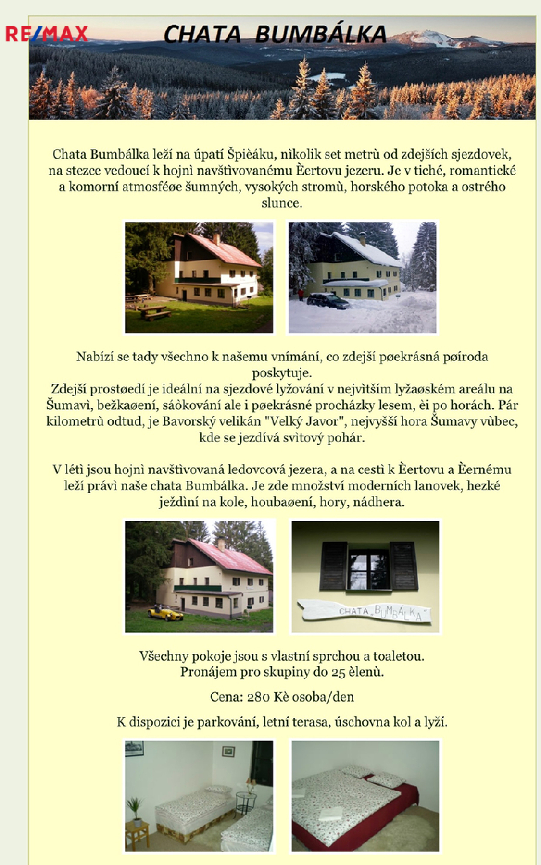 Prodej jedinečného domu v žádané lokalitě Šumavy - Špičák