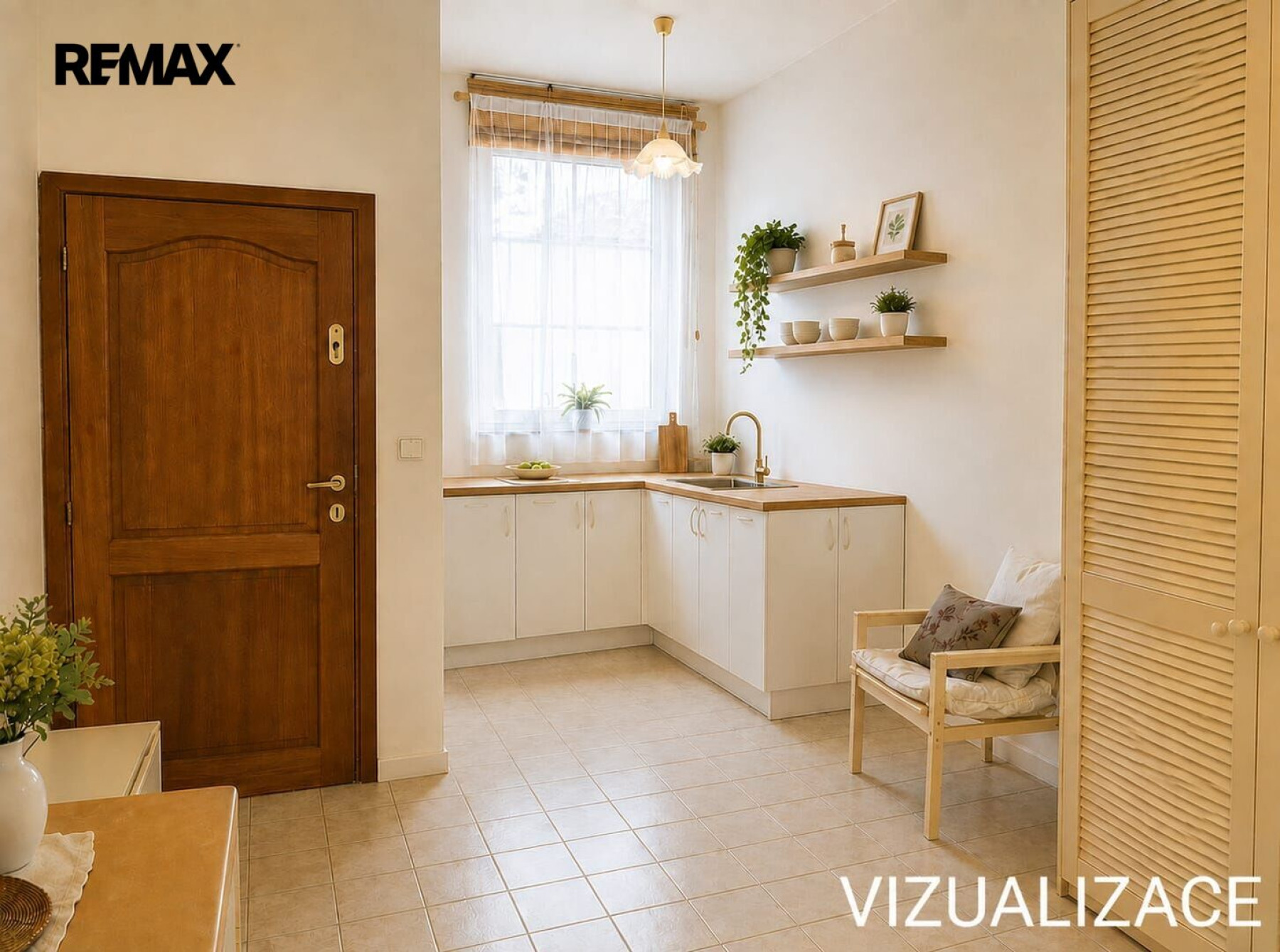 Prodej bytu 2+kk, 53 m2 se společnou předzahrádkou, Praha 10 - Strašnice