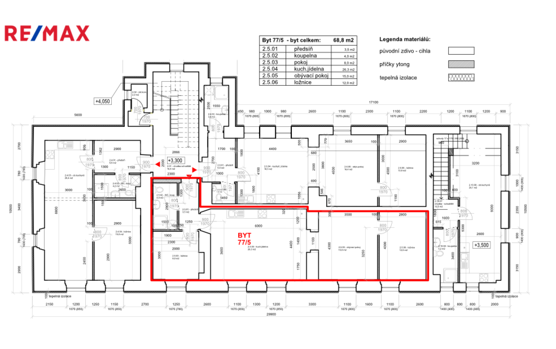 Prodej bytu 2+1 68,8 m²
