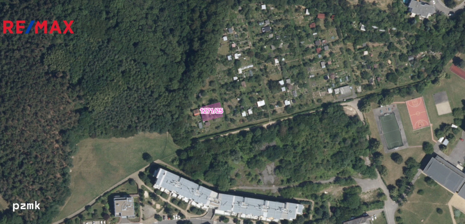 Prodej zahrady 319 m2 na Červeném vrchu, Praha 6 - Vokovice