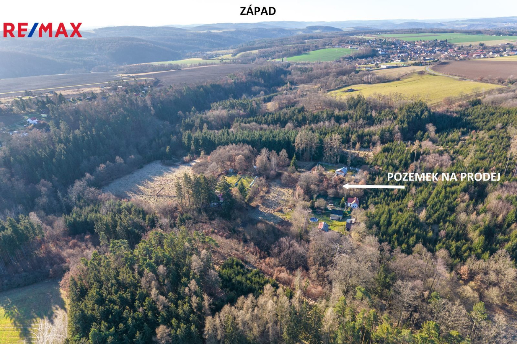 Prodej stavebního pozemku 1109 m², Libeř