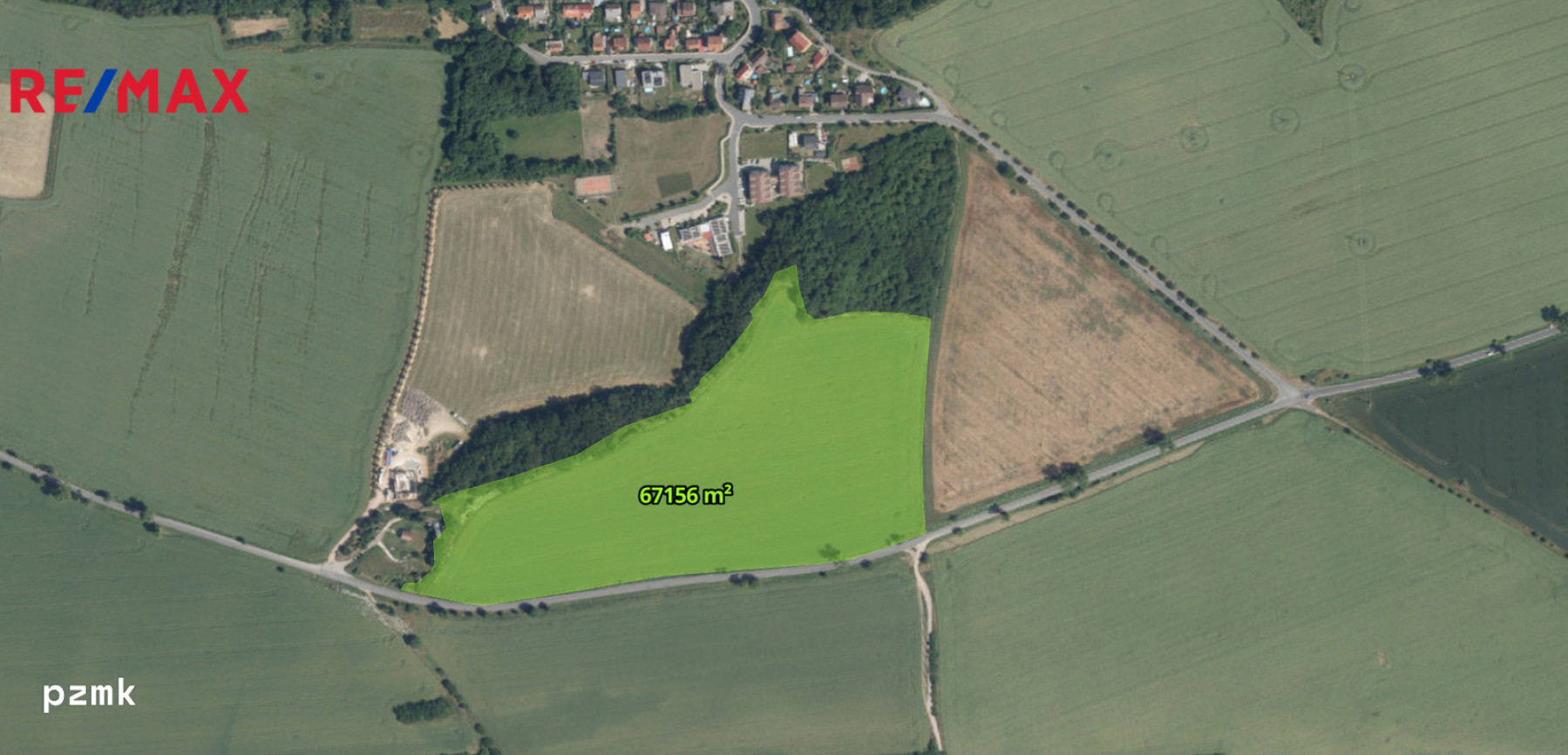 Prodej investičního pozemku 67.156 m2 ve Velkých Přílepech