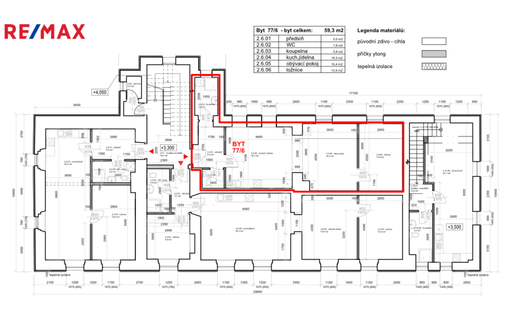 Prodej bytu 2+kk 59,3 m²