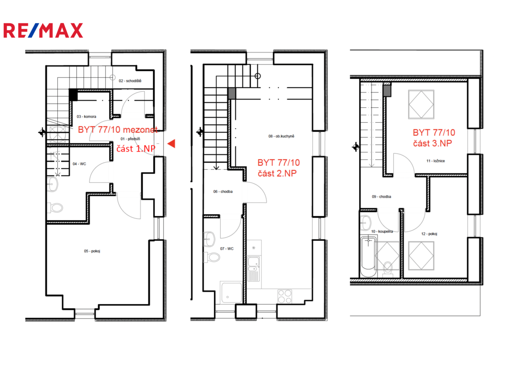 Prodej bytu 4+kk 98,8 m²
