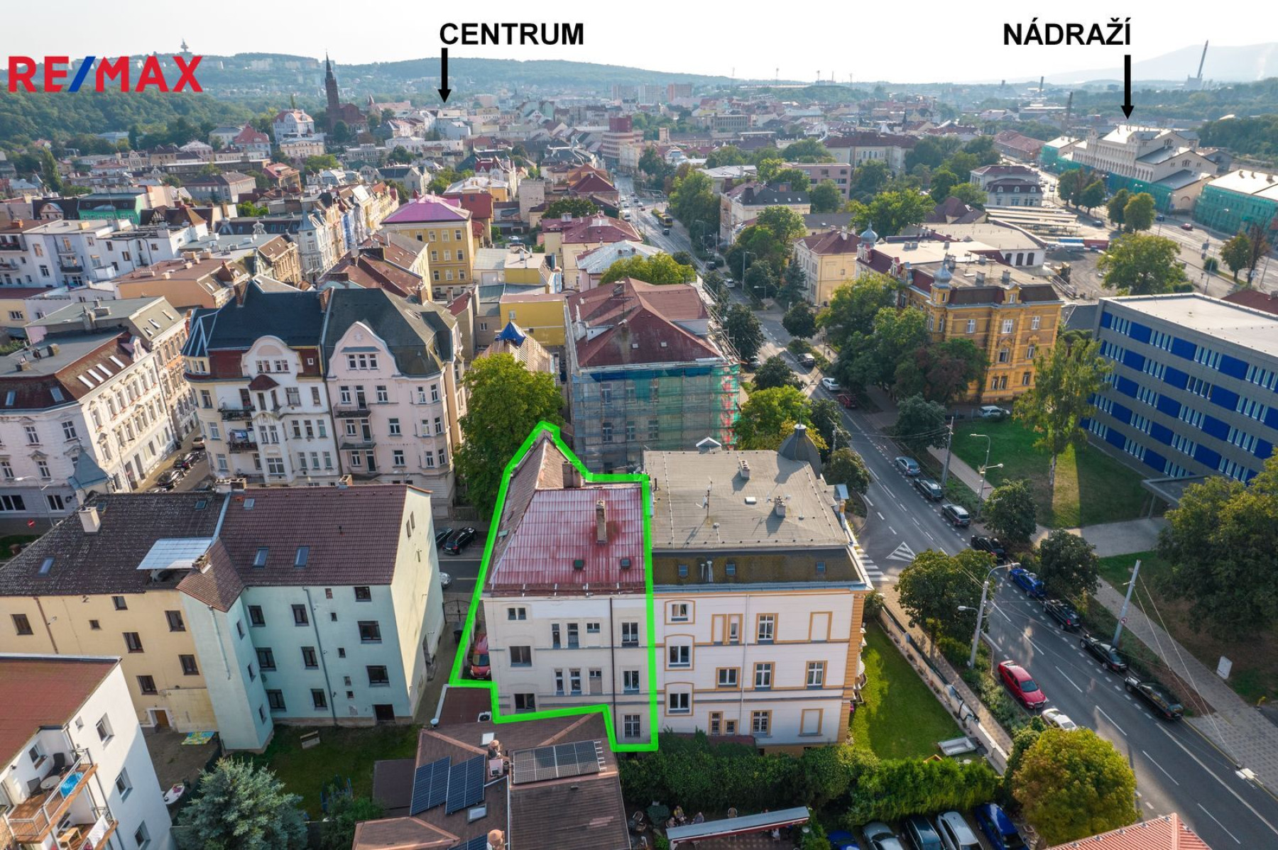 Prodej činžovního domu 586 m², pozemek 254 m², ul. Karla Čapka, Teplice