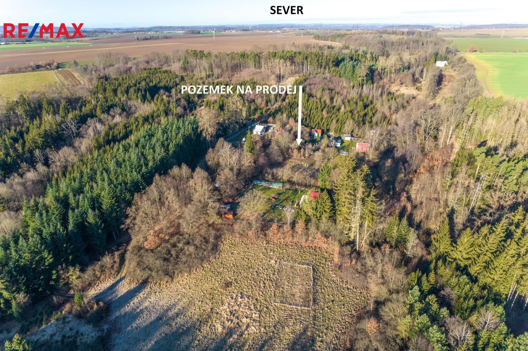 Prodej stavebního pozemku 1109 m², Libeř