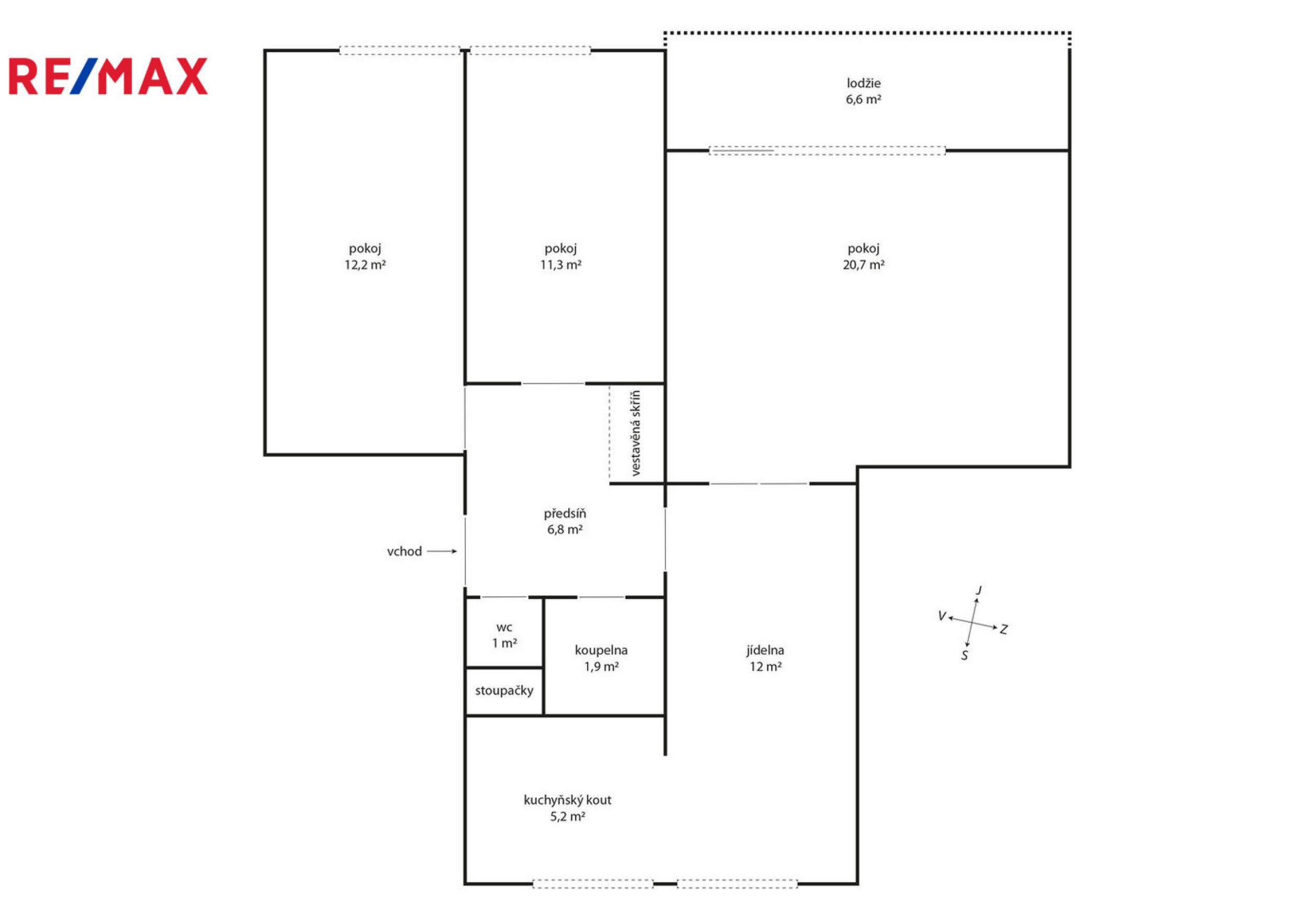 Skvělý byt 4+kk s rozšířenou lodžií k rekonstrukci