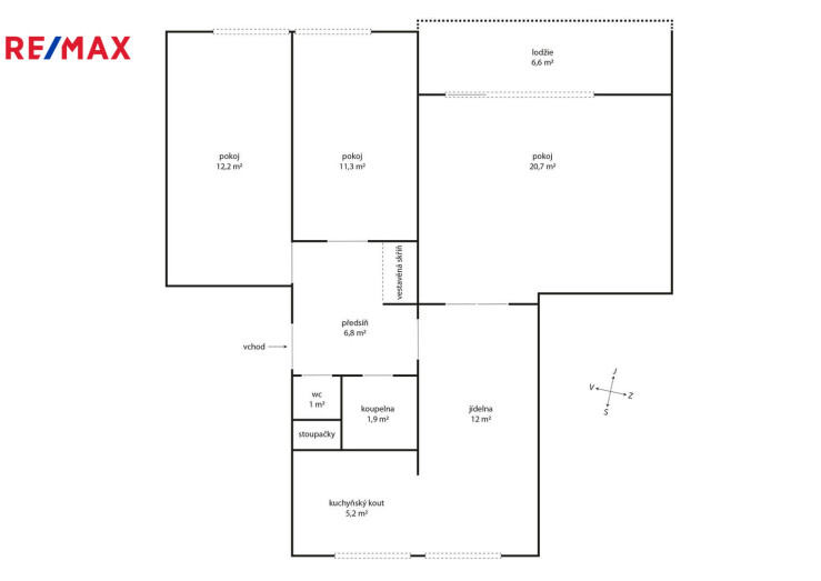 Prodej bytu 4+kk, 75 m2, Praha