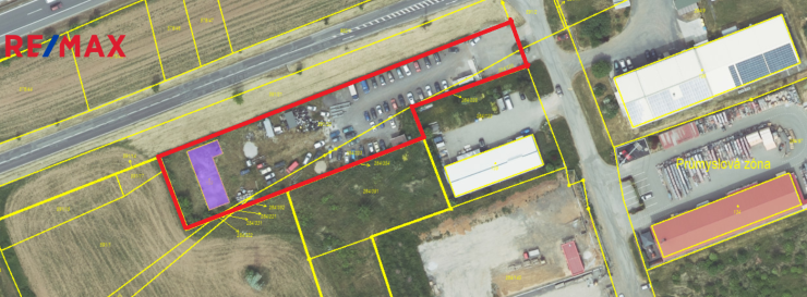 Prodej komerčního objektu na parcele 3797 m2 u dálnice D5, Beroun - Chlustina