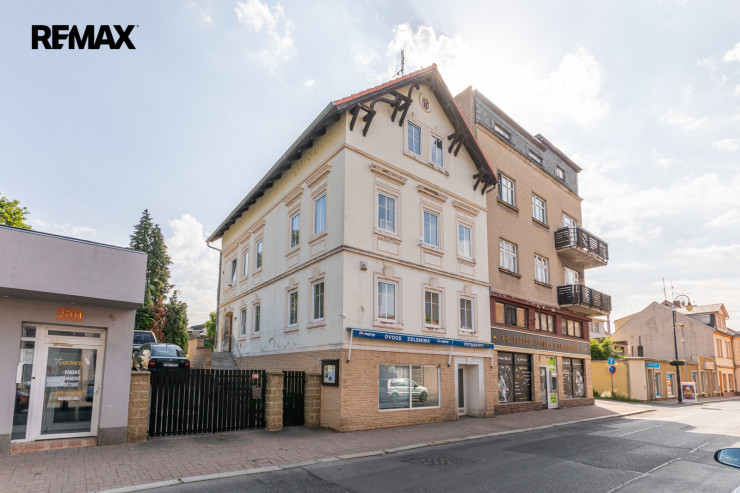 Prodej domu se zahradou a komerčním prostorem, centrum Varnsdorfu