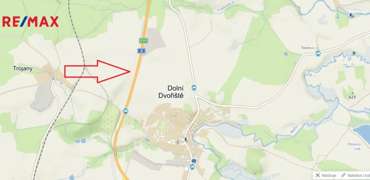 Atraktivní pozemky o výměře 12464 m2, Dolní Dvořiště